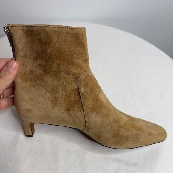 Madewell Womens Size 8 The Dimes Kitten-Heel Boot NR863 NEW Tan Suede - Picture 11 of 14